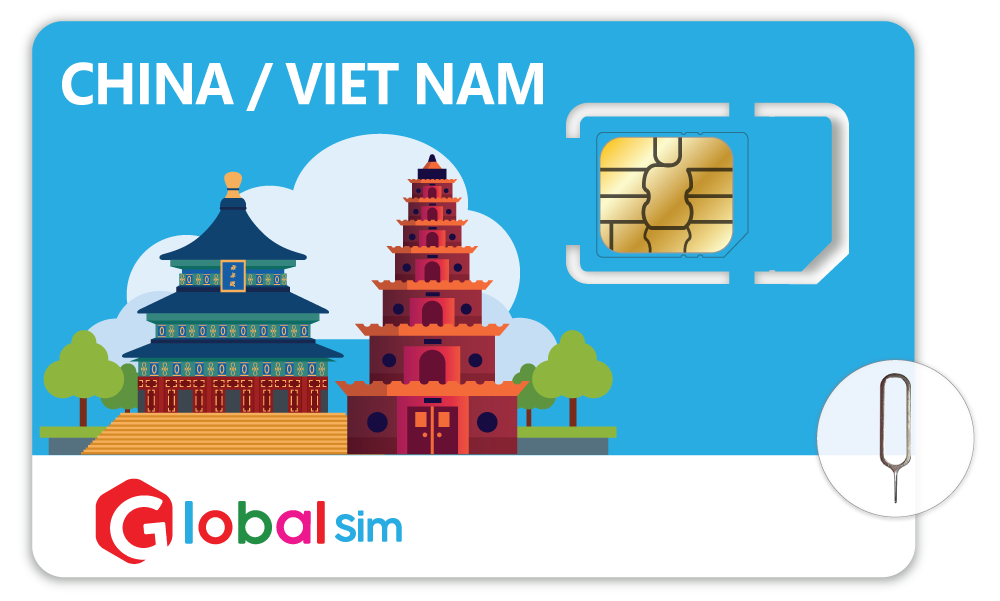Sim du lịch Trung Quốc & Việt Nam