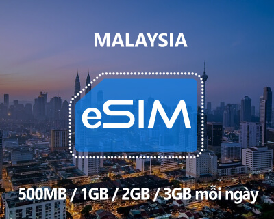 esim du lịch malaysia