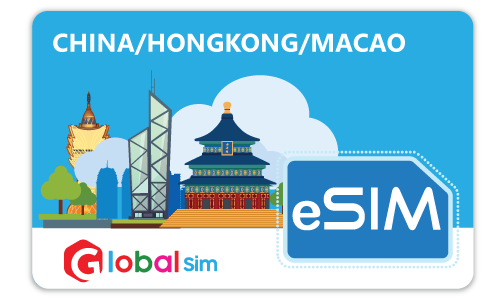 eSIM du lịch Trung Quốc & HongKong & Macao