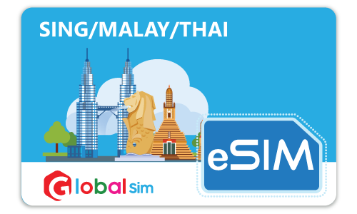 eSIM du lịch Singapore & Malaysia & Thái Lan