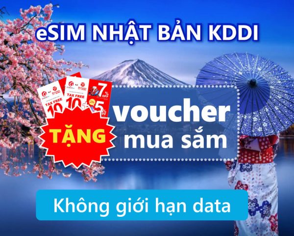sim kddi ưu đãi
